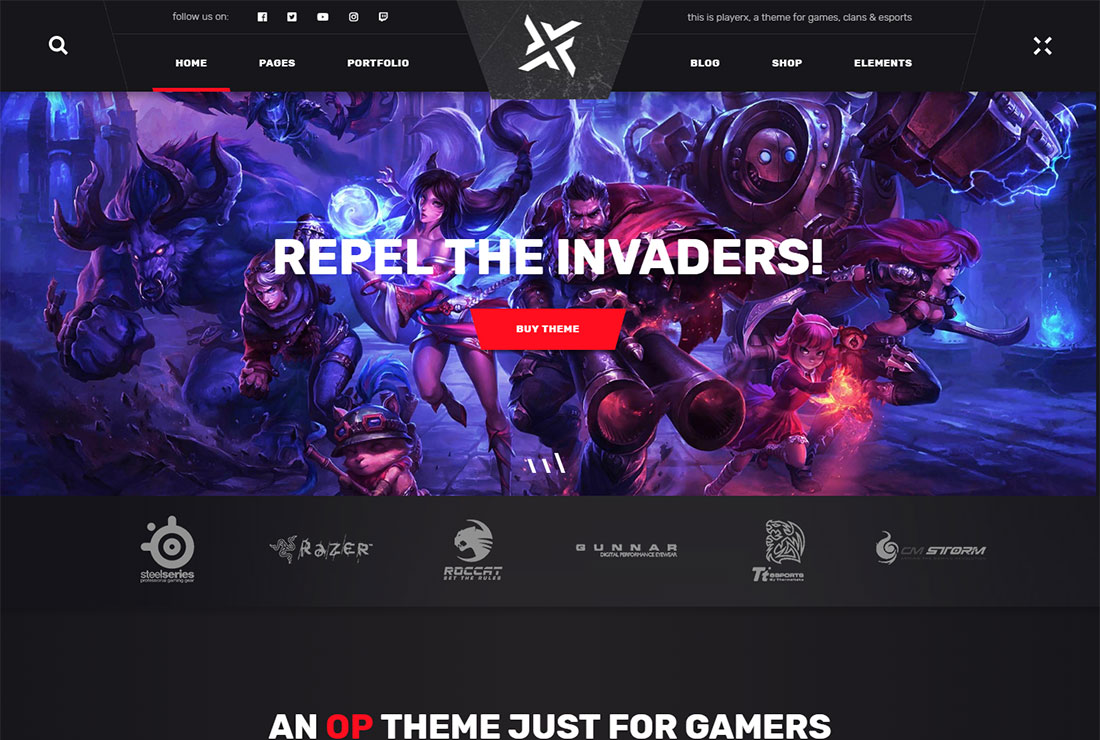 PlayerX WordPress Live Streaming Theme