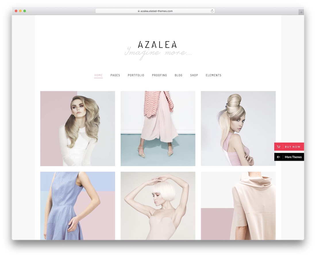 azalea photography wordpress theme