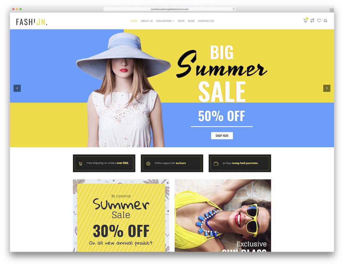 ciyashop fashion wordpress theme