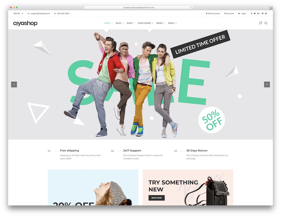 ciyashop woocommerce wordpress theme