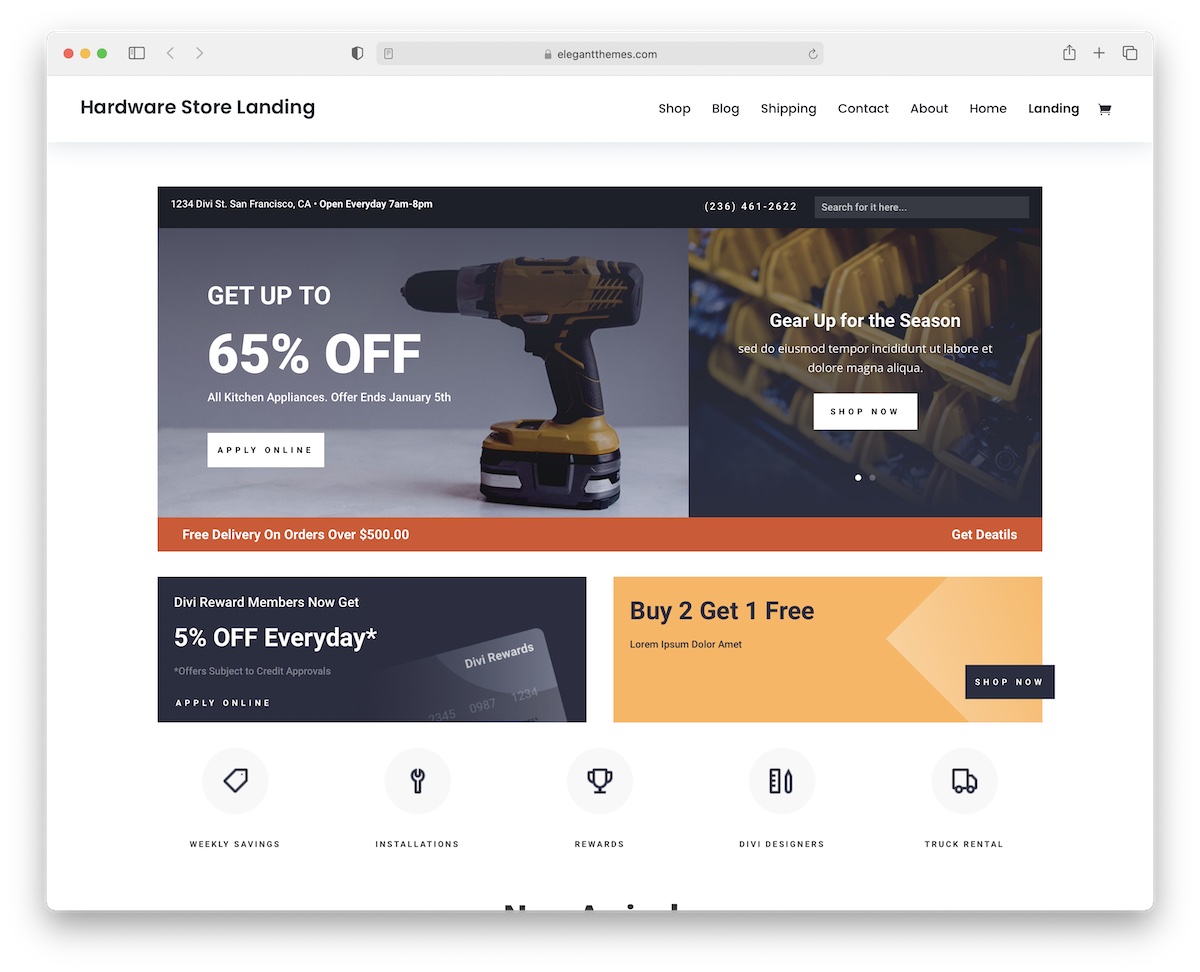 divi woocommerce wordpress theme