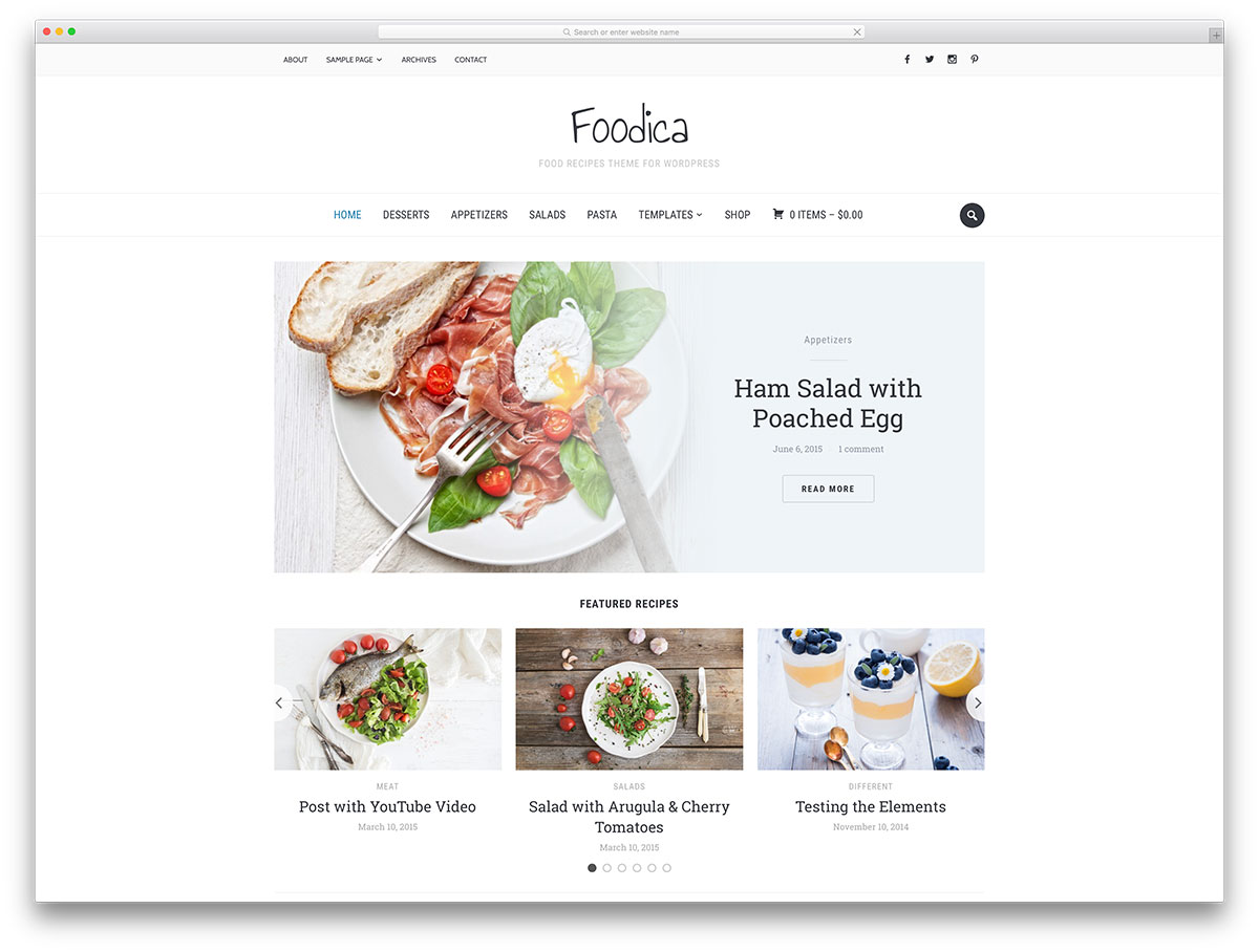 foodica-minimal-wordpress-food-blog-theme