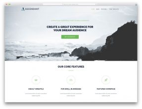 free landing page WordPress themes