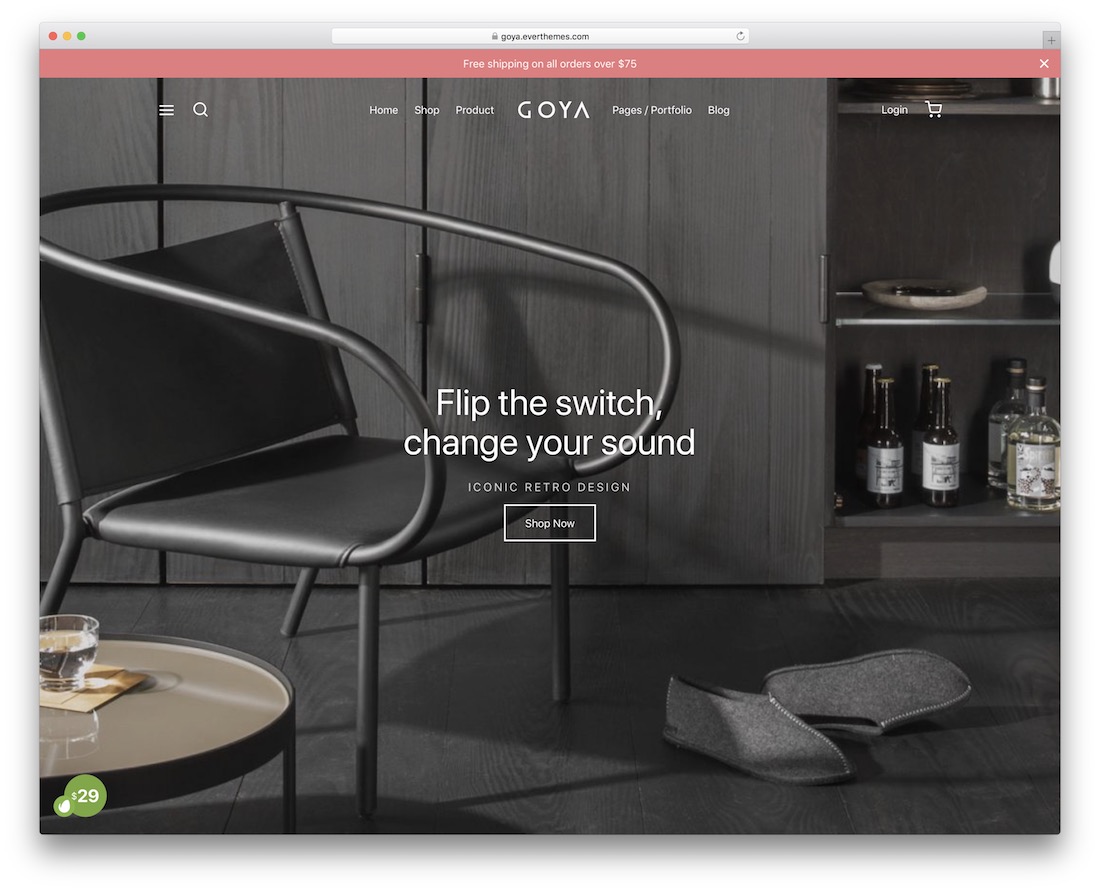 goya woocommerce wordpress theme