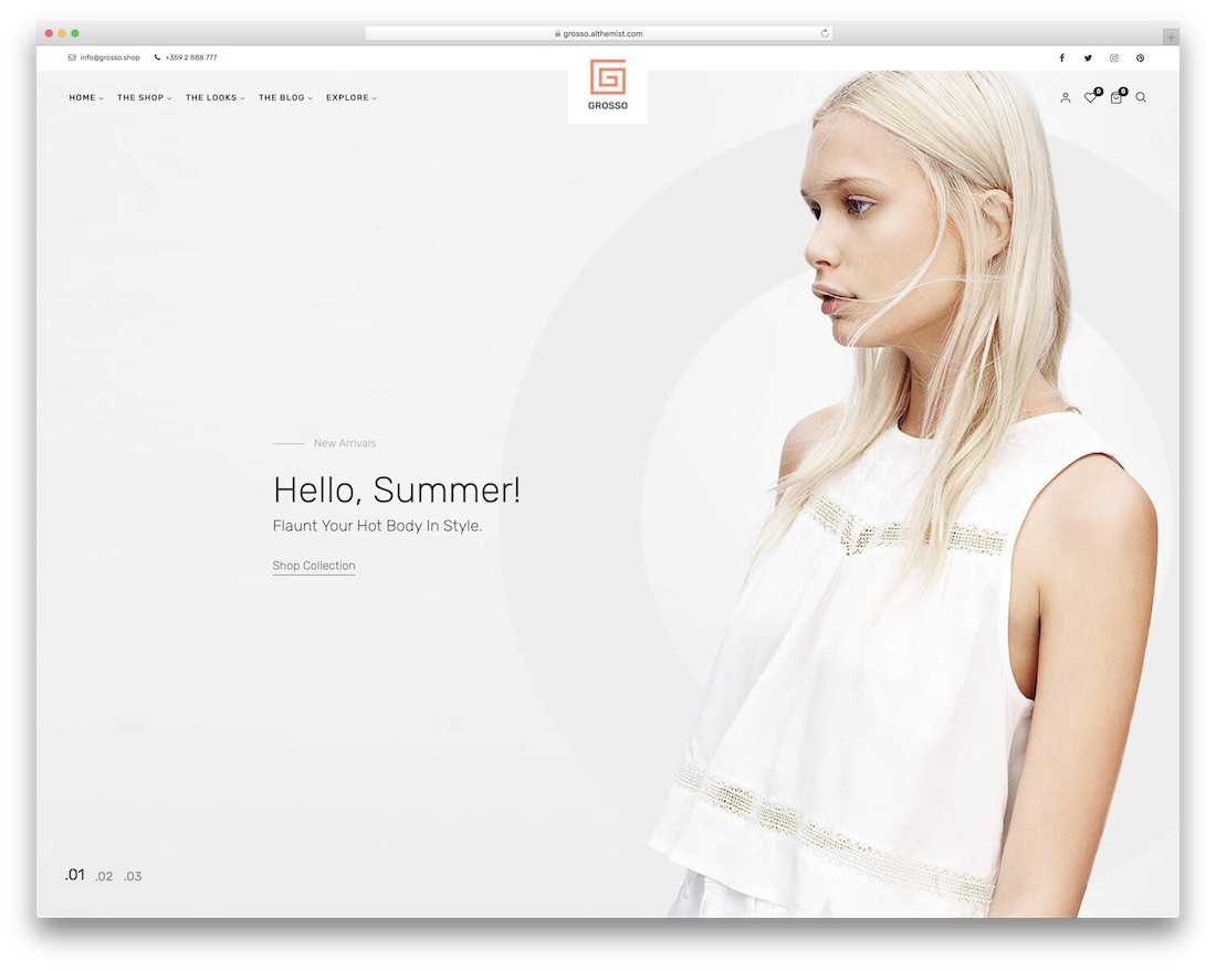 grosso fashion wordpress theme