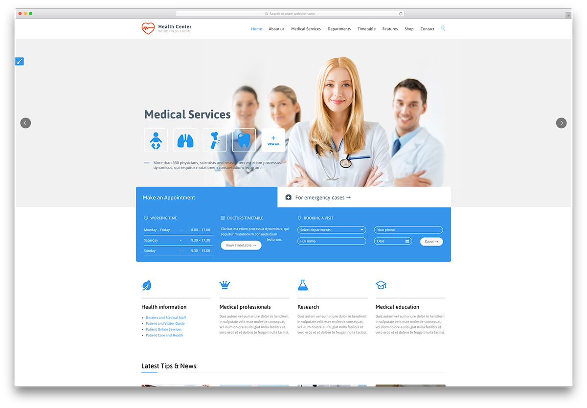 healthcenter-flat-design-wordpress-theme