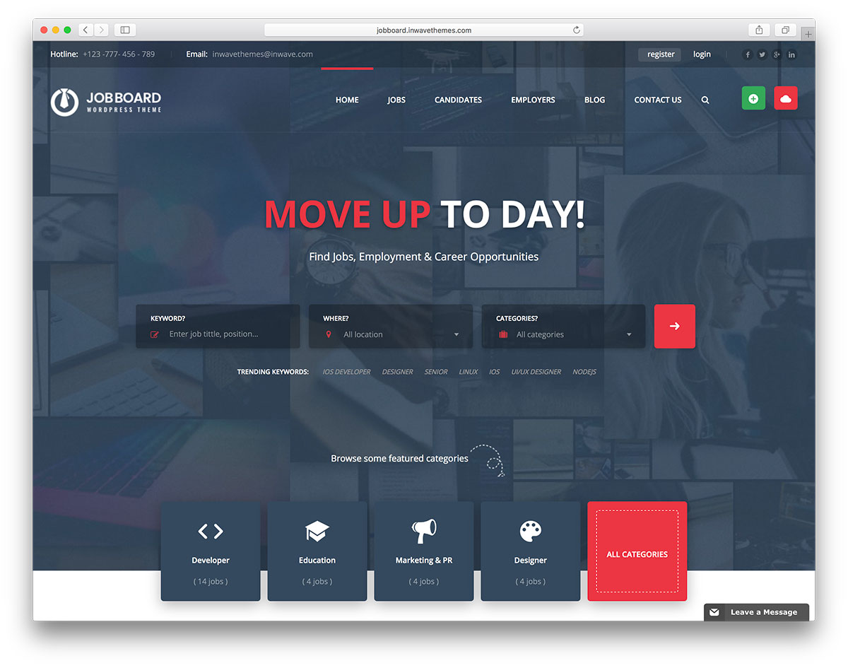 Job board WordPress theme