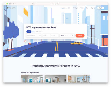 real estate website design