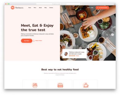 Restauco Free Template