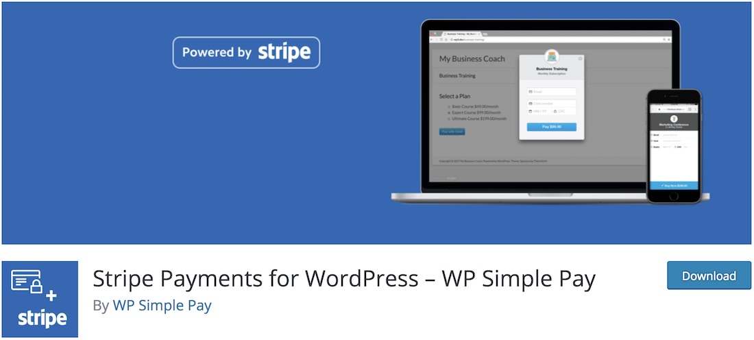 stripe checkout shopping cart plugin wordpress