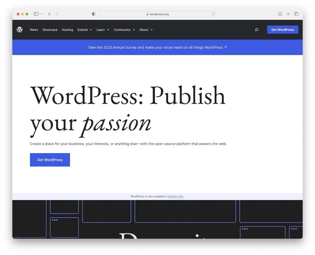 wordpress open source cms