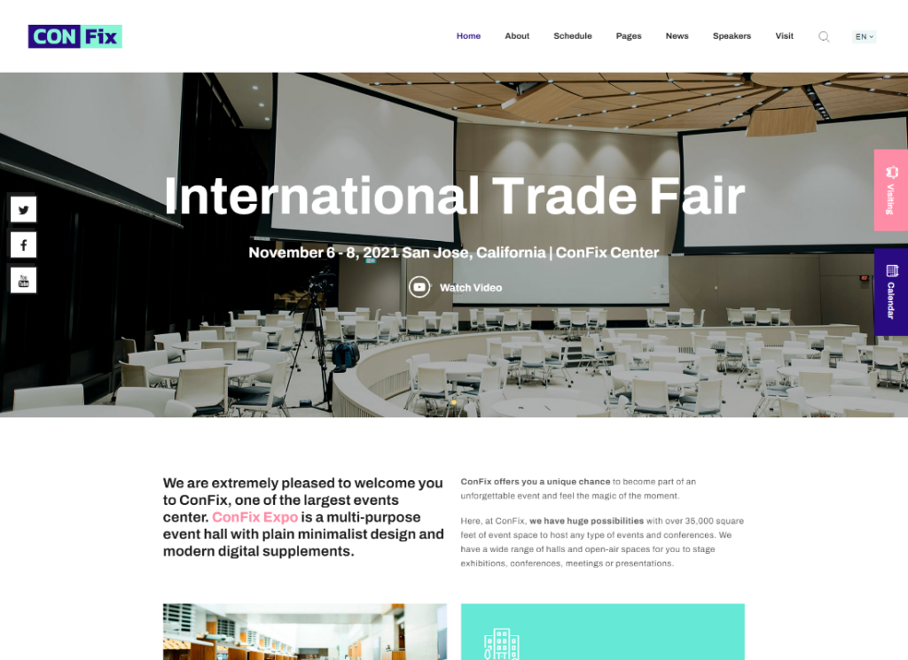 ConFix - Expo & Events WordPress Theme