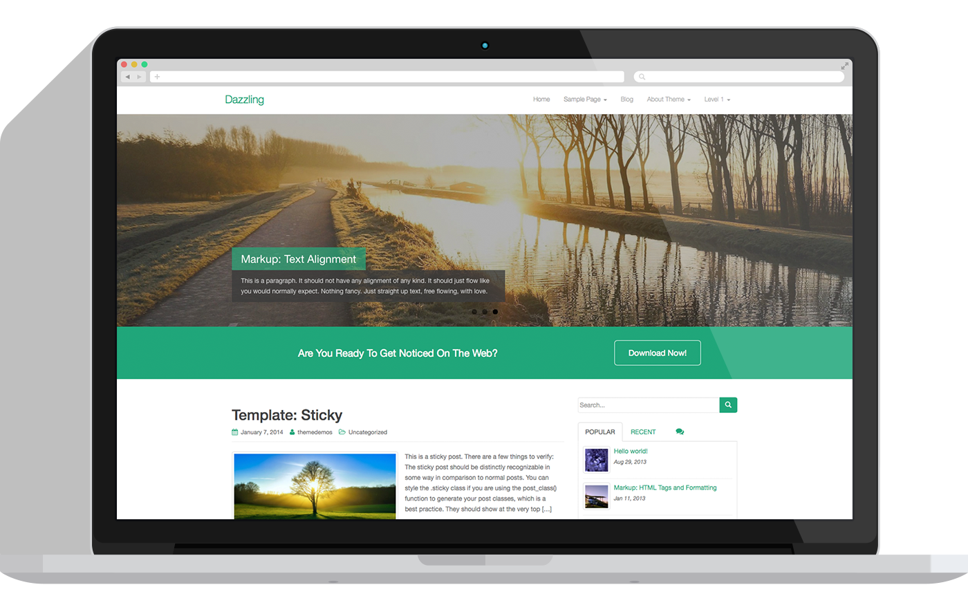 Free WordPress Business Theme